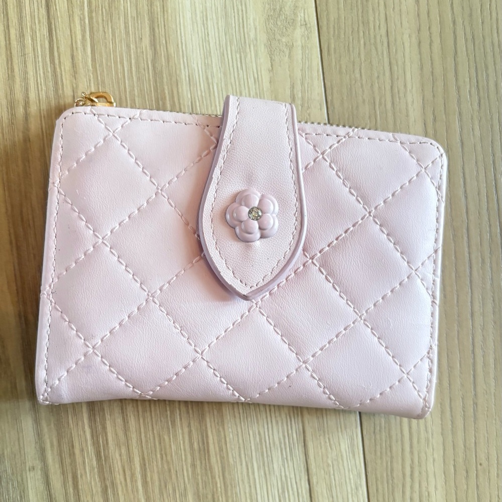 Pink Quilted Women's Wallet